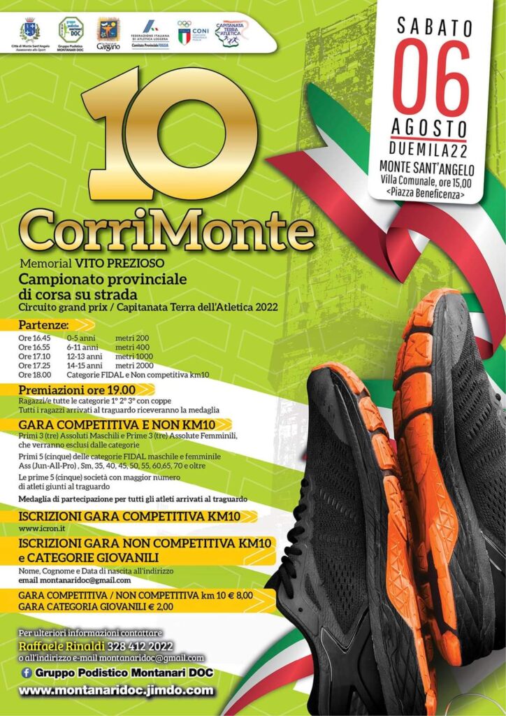 10^ CORRIMONTE: COME ISCRIVERSI