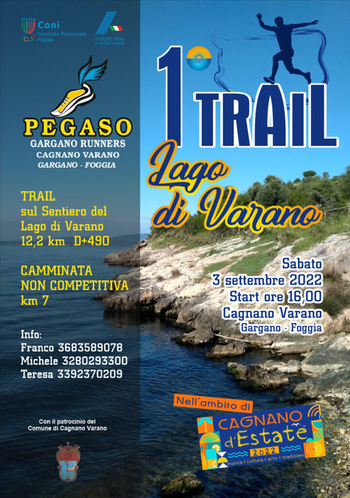 CAGNANO VARANO VI ASPETTA PER IL 1° TRAIL DEL LAGO DI VARANO