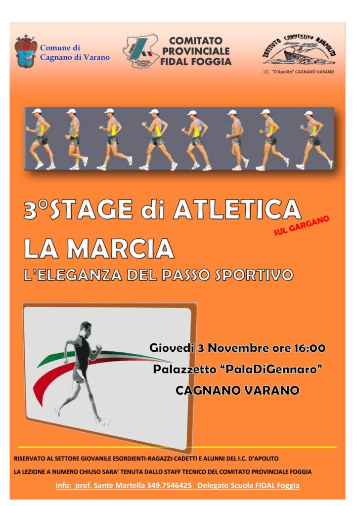 STAGE DI MARCIA A CAGNANO VARANO