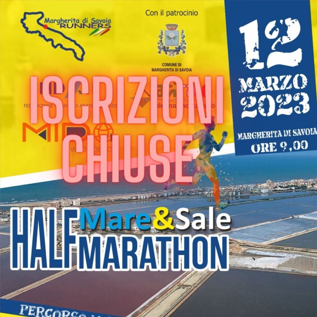 MARE & SALE HALF MARATHON: INDICAZIONI UTILI