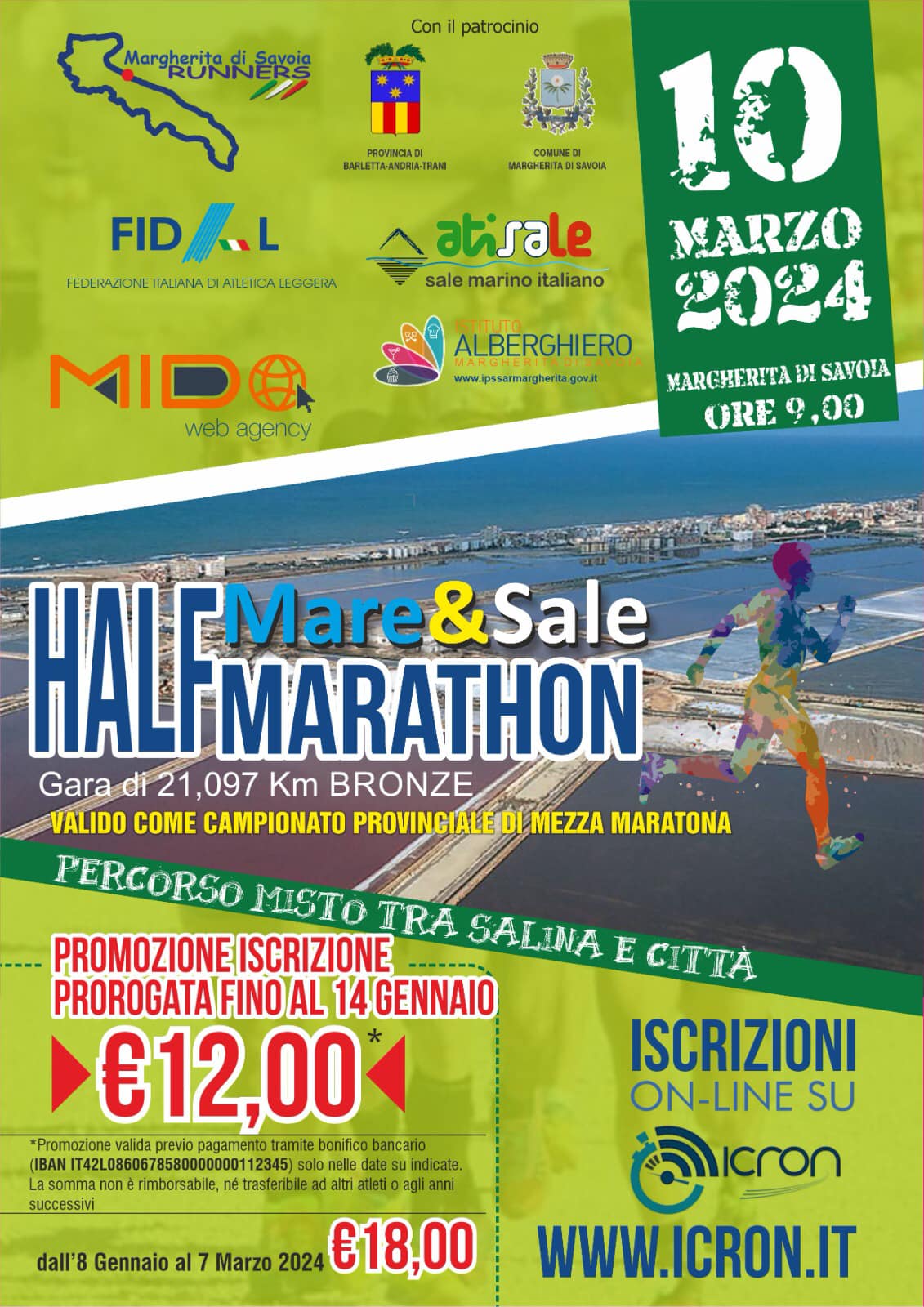 MARE & SALE HALF MARATHON 2024 CorrereinPuglia.it