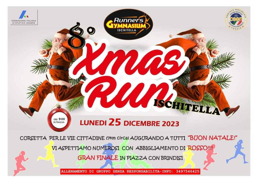 TORNA AD ISCHITELLA LA XMAS RUN 2023