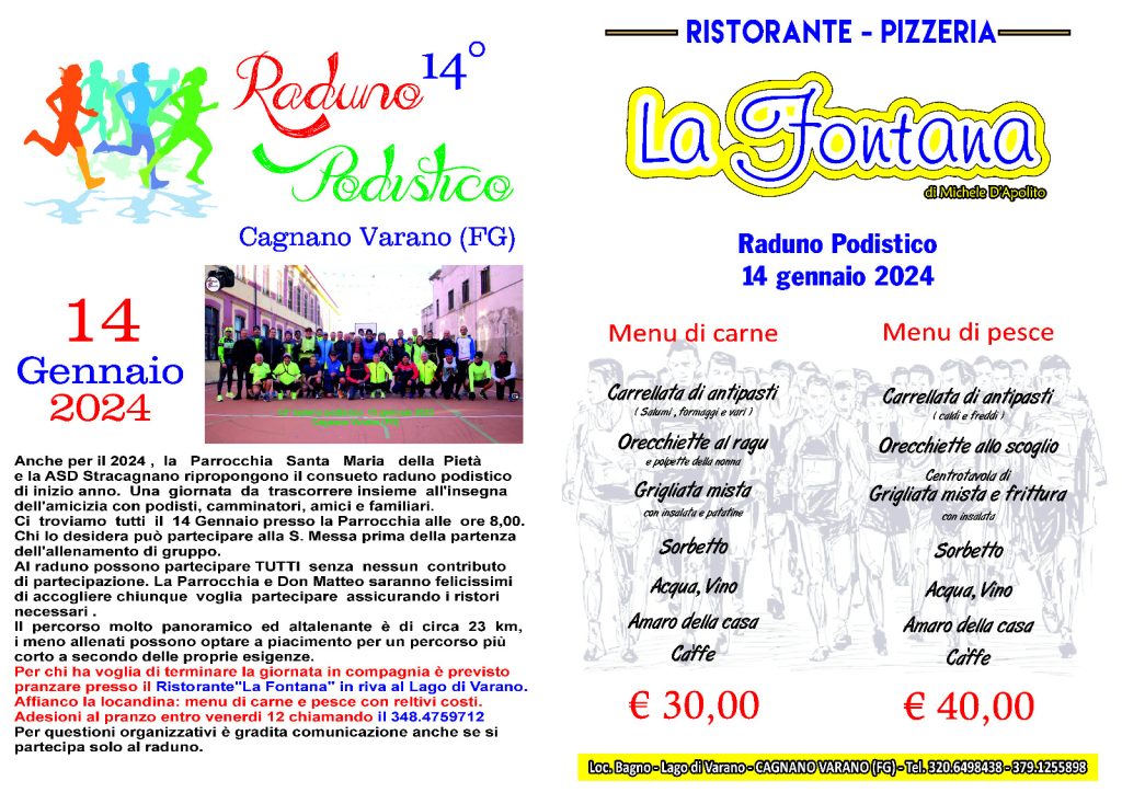 14° RADUNO PODISTICO DI CAGNANO VARANO