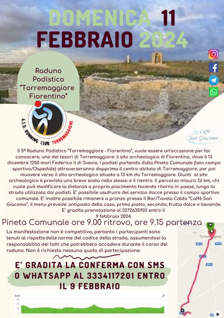 RADUNO PODISTICO TORREMAGGIORE-FIORENTINO