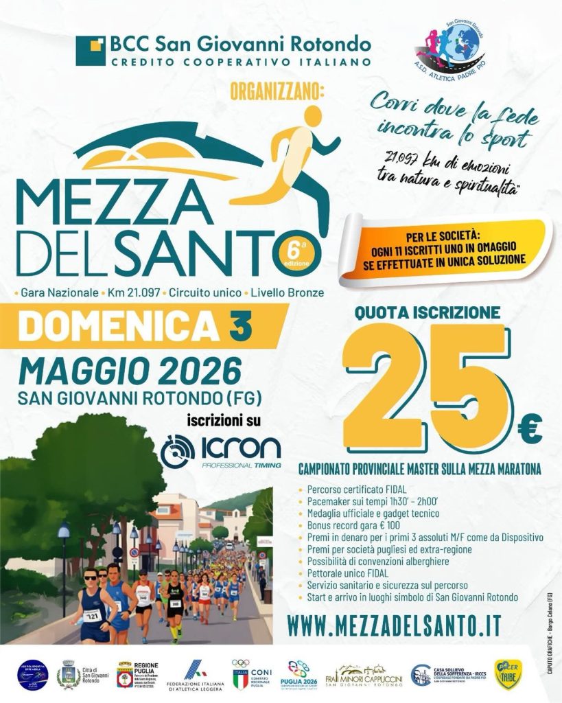 DOMENICA 03 MAGGIO RIVIVI LA MEZZA DEL SANTO: 21 KM TRA NATURA E SPIRITUALITÀ NEL CUORE DEL PARCO NAZIONALE DEL GARGANO