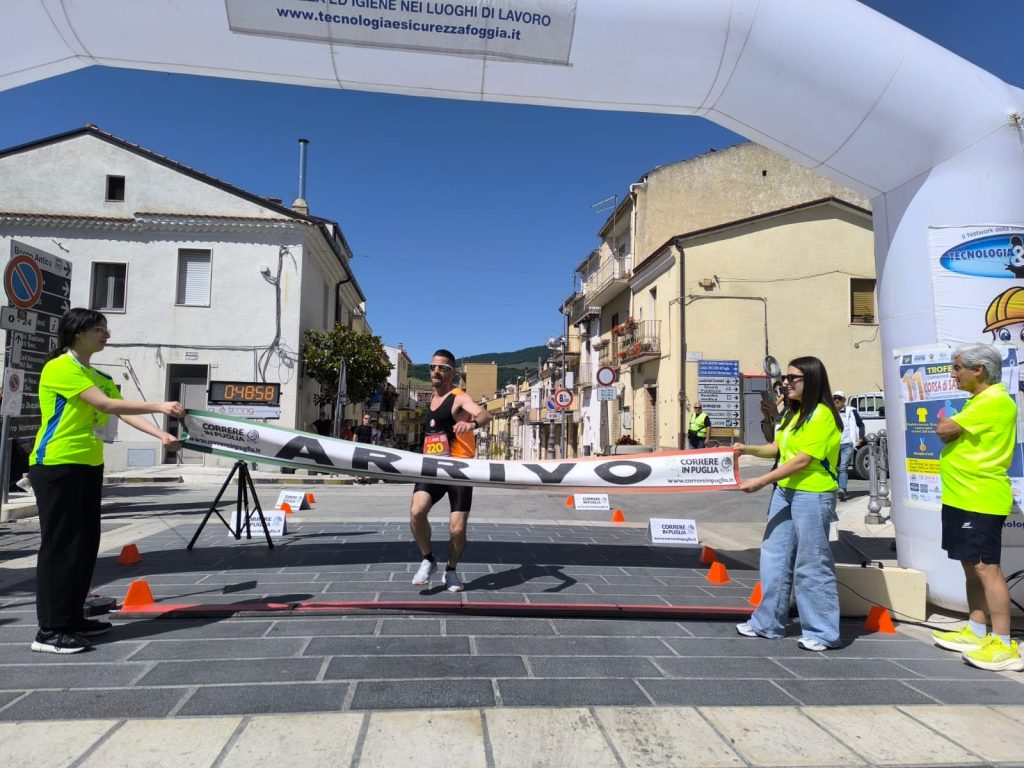 CONCLUSA LA 11ª CORSA DI SANT’ALBERTO,Paolo Vergura  vince la corsa  a Pietramontecorvino