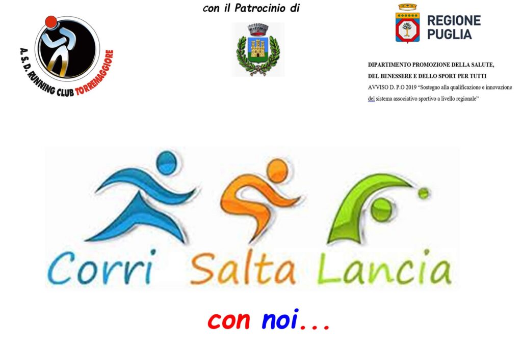 A TORREMAGGIORE VOLGE AL TERMINE IL PROGETTO CORRISALTAELANCIA CON NOI