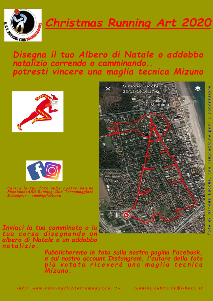Christmas Running Art 2020: DIVERTIAMOCI CORRENDO