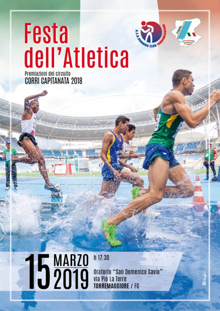 FESTA DELL’ATLETICA DI CAPITANATA 2019