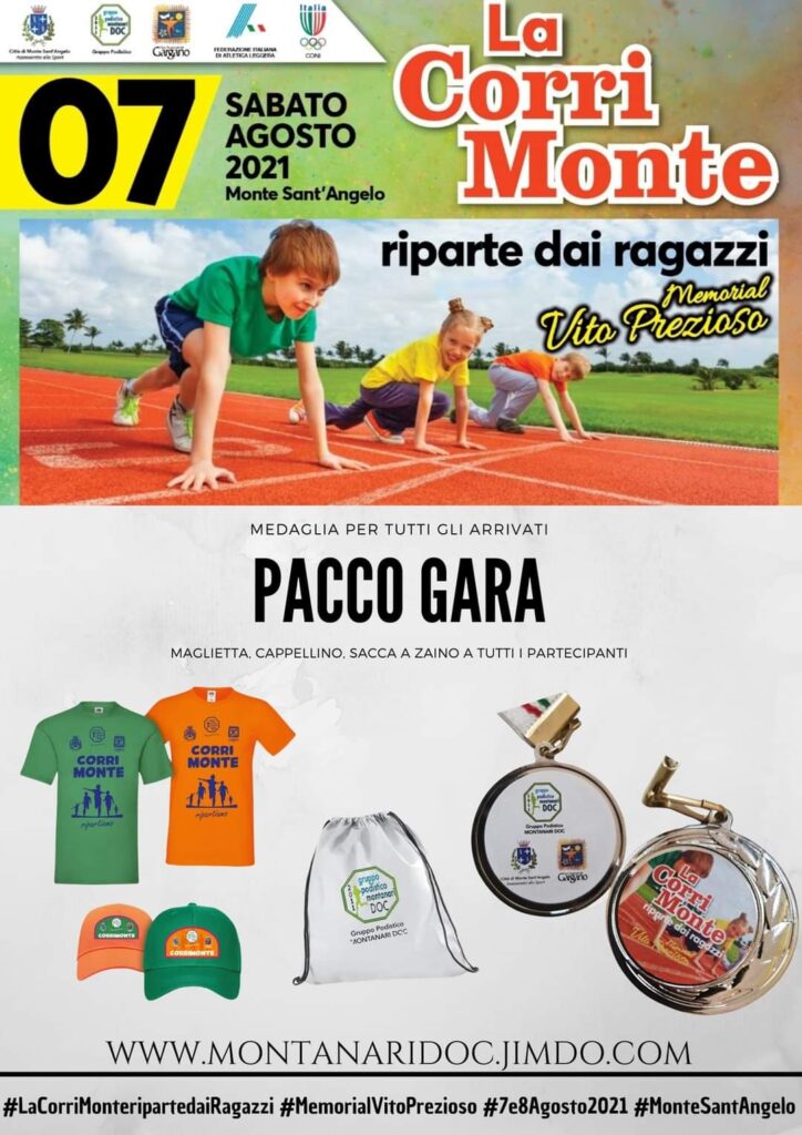 LA CORRIMONTE RIPARTE DAI RAGAZZI: PACCO GARA E PROGRAMMA