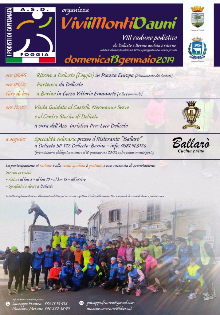 8° RADUNO PODISTICO DELICETO-BOVINO
