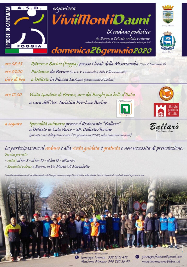 UN EVENTO, TRE ATTIVITA’: CORSA NON COMPETITIVA E PASSEGGIATA LUDICO-MOTORIA, VISITA GUIDATA E PRANZO!